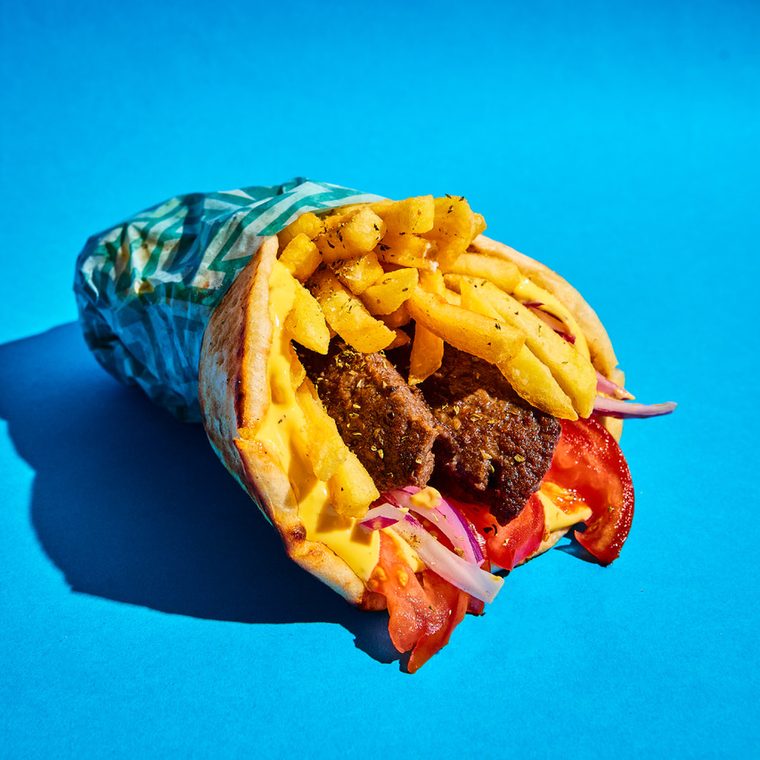 Bifteki gyros pita