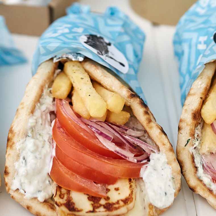 Halloumi Gyros Pita